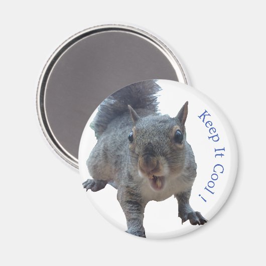 Custom Cheeky Eichhörnchen Kühlschrankmagnet (Vorderseite/Rückseite)