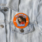 Custom Cheerleader Brag Button, Game Day Cheer Button (Beispiel)