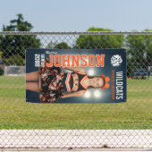 Custom Cheerleading Senior Cheer Team Photo Banner (Insitu)