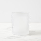 Custom Cheers Meilenstein Geburtstag Mattglastasse (Mittel)