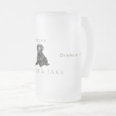 Custom Cheers to My Humans Pet Wedding  Mattglas Bierglas (VorderseiteRechts)