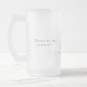 Custom Cheers to My Humans Pet Wedding  Mattglas Bierglas (Links)