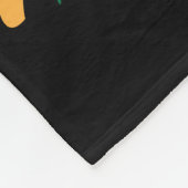 Custom- Chefleader 📣 - Dunkelgrün, Gold und Schwa Fleecedecke (Ecke)