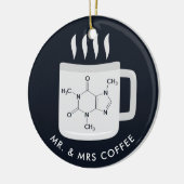 Custom Chemistry Labrador Techniker Kaffeeliebhabe Keramik Ornament (Links)