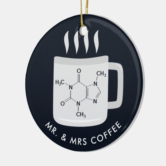 Custom Chemistry Labrador Techniker Kaffeeliebhabe Keramik Ornament (Links)