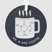 Custom Chemistry Labrador Techniker Kaffeeliebhabe Ornament (Rückseite)
