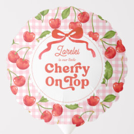 Custom Cherry auf Top Birthday Balloon Ballon