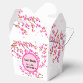 Custom Cherry Blossom Gastgeschenk Hochzeit Gesche Geschenkschachtel (Geöffnet)