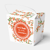 Custom Cherry Blossom Gastgeschenk Hochzeit Gesche Geschenkschachtel (Rückseite)