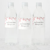 Custom Cherry Blossom Theme Wasserflaschenetikett (Flaschen)