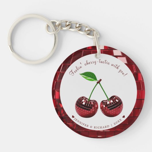 Custom Cherry Disco Schlüsselanhänger (Vorderseite)