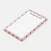 Custom Cherry Pharmacy Tech Karo List Post it Post-it Klebezettel (angewinkelt)