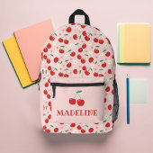 Custom Cherry Pink Girls Bedruckter Rucksack