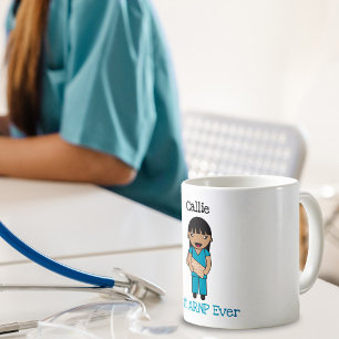 Custom Chibi Frontline Worker Danke Kaffeetasse