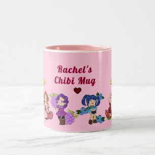 Custom Chibi Fruchtzeichen Tasse