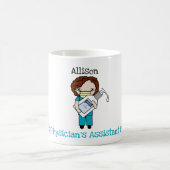 Custom Chibi Health Care Worker Vielen Dank Kaffeetasse (Mittel)