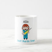 Custom Chibi Medical Beruflich Danke Kaffeetasse (Mittel)