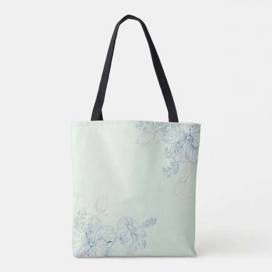 Custom Chic Floral Tasche (Rückseite)