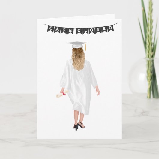 Custom Chic Law School Abschluss Karte (Vorderseite)