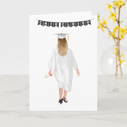 Custom Chic Law School Abschluss Karte (Gelbe Blume)