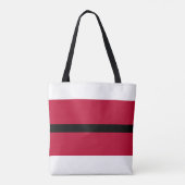 Custom Chic Red White Santa Claus Weihnachten Tasche (Rückseite)