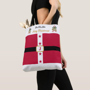 Custom Chic Red White Santa Claus Weihnachten Tasche