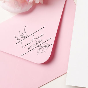 Custom Chic Salon Wellness-Center Business Permastempel