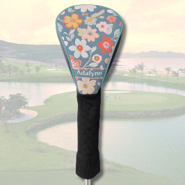 Custom Chic Vintage Blumengeschenke für Frauen Gol Golf Headcover