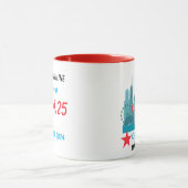 Custom Chicago 2024 Marathon Perfect for Christmas Tasse (Zentrum)