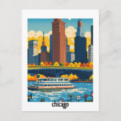 Custom Chicago Postkarte (Vorderseite)