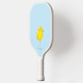 Custom Chick Chicken yellow stylish chic sweet Pickleball Schläger (Links)