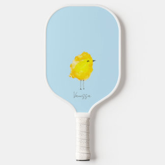 Custom Chick Chicken yellow stylish chic sweet Pickleball Schläger