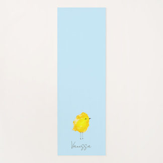 Custom Chick Chicken yellow stylish chic sweet Yogamatte