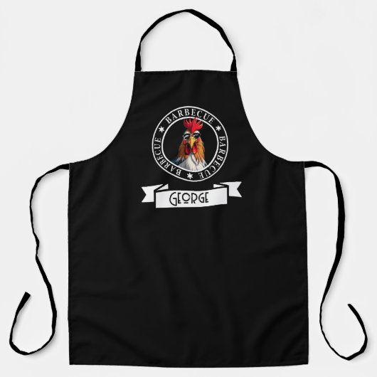 Custom Chicken GRILLEN Restaurant, Funny Chicken G Schürze (Vorderseite)