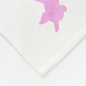 Custom Chihuahua Blanket  Pastel Silhouetteチワワ Fleecedecke (Ecke)