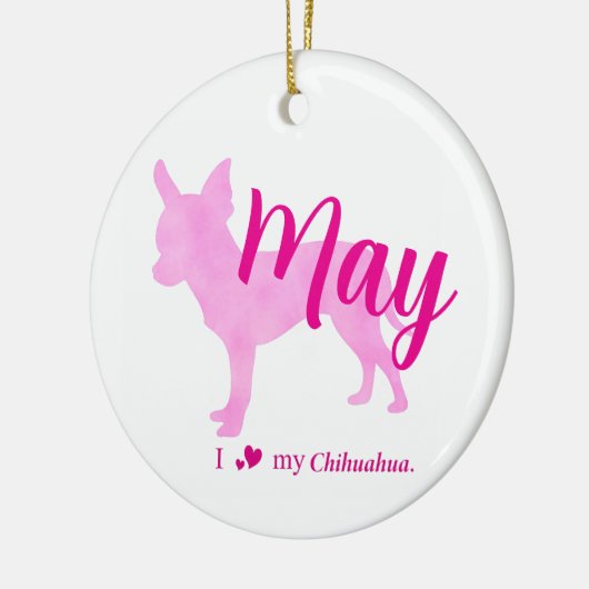 Custom Chihuahua Christmas Ornament (Links)