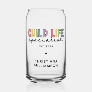 Custom Child Life Specialist CCLS-Geschenk Dosenglas