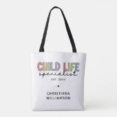 Custom Child Life Specialist CCLS-Geschenk Tasche (Rückseite)