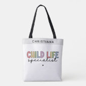 Custom Child Life Specialist CCLS-Geschenk Tasche (Rückseite)