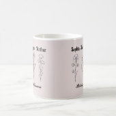 Custom Children Name Wildflower Garden Kaffeetasse (Mittel)