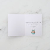 Custom Children Playing on Beach Happday Karte (Innenseite)