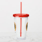 Custom Children's Miracle Network Name Red Yellow Acryltrinkbecher (Rechts)