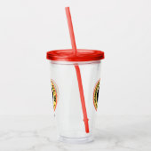 Custom Children's Miracle Network Name Red Yellow Acryltrinkbecher (Links)
