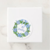 Custom Chinoiserie Holiday Wreath, Grandmillenial Geschenkanhänger (Beispiel)