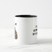 Custom Chipping Eichhörnchen gibt Zwei-Tone-Kaffee Tasse (Zentrum)
