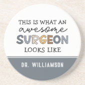 Custom Chirurg Funny Phantastisch Chirurg Geschenk Getränkeuntersetzer (Vorne)