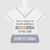 Custom Chirurg Funny Phantastisch Chirurg Geschenk Ornament (Rückseite)