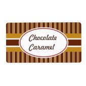 Custom Chocolate Carmel Labels (Vorne)