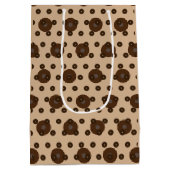 Custom Chocolate Lover Goody Gevor Bag Fun Einziga Mittlere Geschenktüte (Rückseite)