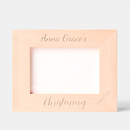 Custom Christening Baptisse, 1. Geburtstag, 12x18" Geätzte Rahmen